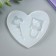 Mold Silicon "Key and a lock with hearts" 2 items 6.5x6x1 cm