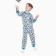 Pajamas for a boy, gray/transformer color, height 92 cm