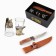 Gift set 4 in 1 "Best Fisherman": 3 stacks for vodka 50 ml, knife, bronze