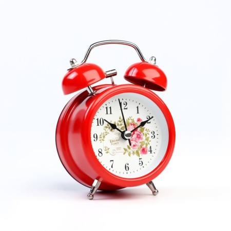 Alarm clock "Levuan", D = 7 cm, red-1
