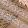 Capricon lace, 35 mm × 10 ± 1 m, peach color