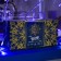 Garland "fringe" 3 × 0.6 m, IP44, UMS, transparent thread, 160 LED, glow of blue, white flicker, 220 V
