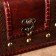 Board of a tree aged "with rivets" chest 10.5x18x11 cm