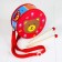 Musical toy "Drum", with a pattern, Mix color, paper membrane