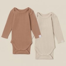 Body set 2 pcs SL Home growth 68-74 cm, col. Beige/coffee