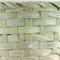 Wicker basket, d15x9xh31cm, green, bamboo