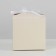 Gift folding box, packaging, "beige", 12 x 12 x 12 cm
