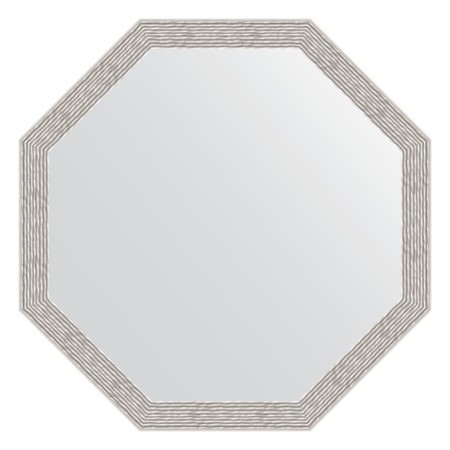 Mirror in the baguette frame, an aluminum wave is 46 mm, 63x63 cm