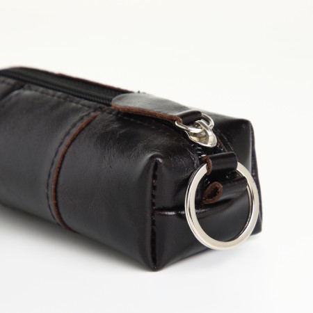 Pocket Key with lightning, textura, length 12.5 cm, ring, black color-3