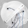 Vanessa chandelier 3x60W E27 white 45x45x27cm