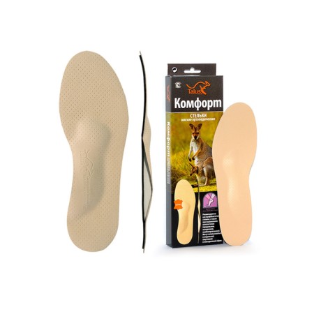 Soft orthopedic Talus 38k "Comfort" insoles, size 37