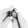 Pocket quartz clock "Butterfly" with a lid, on a carbine