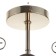 Makato chandelier 2x40W E27 gold 45.5x13x27cm