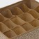 Organizer for storing linen of the Dolyan "Points", 18 cells, 35 × 30 × 12 cm, beige color