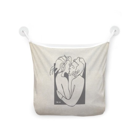 Organizer in a bath on suction cups "Holy Love", for storing toys and trifles, size 33x39 cm-2