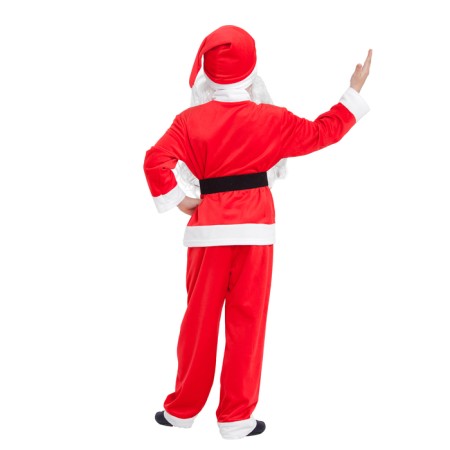 Children's carnival costume "Santa Claus", cap, jacket, pants, beard, river 32, height 122-128 cm-1