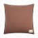 Ethel pillow, 45x45+1 cm, brown, 100% cotton