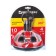 Chancellery set of 9 items, Brauberg, round base, rotating, black-red, blister