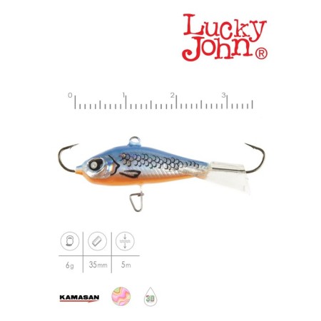 Balancir Lucky John Baltic 3, 2.5 cm, color 45h-1