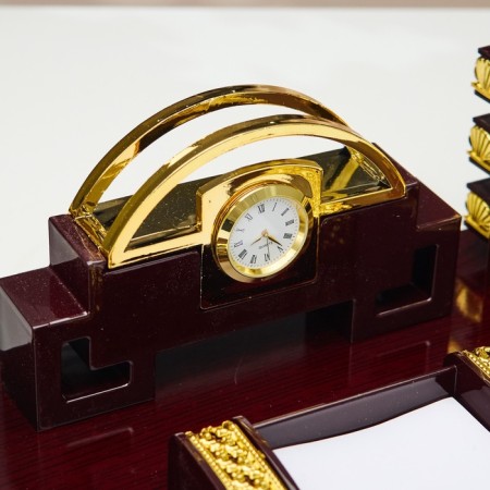 Tables set 6V1 (block d/papers, sub. D/seal, pencil case, clock, business card holder, globe)-3