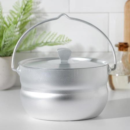 Tourist pot, 2.5 l, aluminum cover