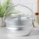 Tourist pot, 2.5 l, aluminum cover