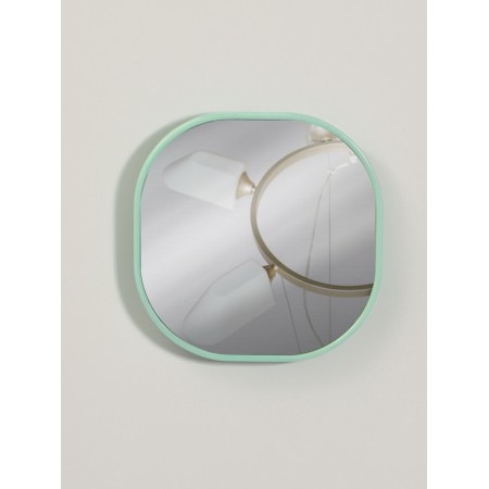 Pocket mirror “pattern”, with a stand, 8 × 8 cm, blue color-4