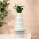 Vase for flowers "Geometry" Polystone, 17 x 17 x 36 cm