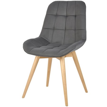 Dining stool Polini Home Verona SD, color gray-natural color