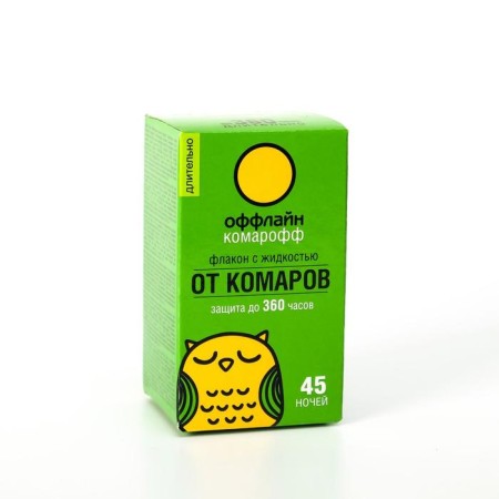 An additional bottle of mosquitoes "Komaroff", without smell, 45 nights