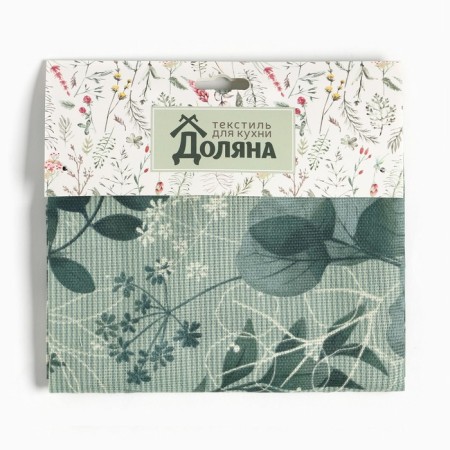 Apron Dolyana "Forest coolness" 60x70 cm, 50% cotton, 50% p/e, martial 158 g/m2-6