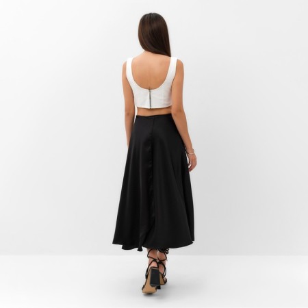 Юбка женская на запах MIST Classic Collection, р. S-M, черный-3