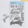 Cardboard stickers with “Mr and MRS” foil