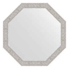 Mirror in the baguette frame, an aluminum wave is 46 mm, 53x53 cm
