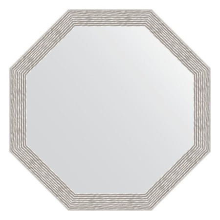 Mirror in the baguette frame, an aluminum wave is 46 mm, 53x53 cm