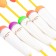 Flot of Yaman "cone" through with a boss, polystyrene, 3.1 g, color mixt. 5 pcs.