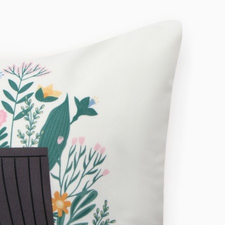 Czech on the pillow Ethel "Love is here", 40*40 cm, 100 p/e, velor-1