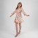 Schiffon dress SL, 42, beige