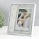 Photo frame glass 10x15 cm "Sea star in glass" silver 15x17.5 cm
