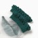 Women's socks glass minku "Flowers", turquoise color, rr 36-37 (23 cm)