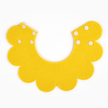 Soft collar for animals Fetter, yellow cent, size m-2