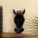 Mask "Zebra" Albezia 19x9x4 cm
