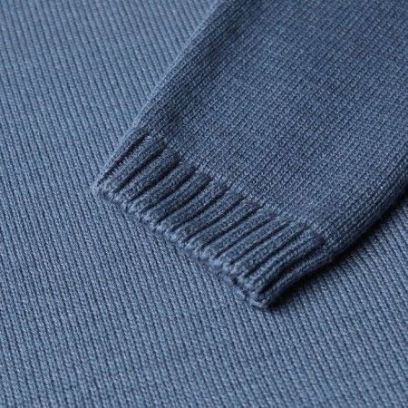 Knitted children's suit (sweater and trousers) minku, blue color, height 116 cm-8