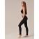 Women's Legins in the Rubchik Leggings RIB, size 44-46, black color