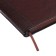 Diary of Leduced A5, 160 Escalada sheets, hard -leather cover, perforation, pancake embossing, lies, cream block 70g/m2, brown