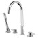 Bath mixer Abber Wasser Kreis AF8113, on board the bath, shower set, chrome