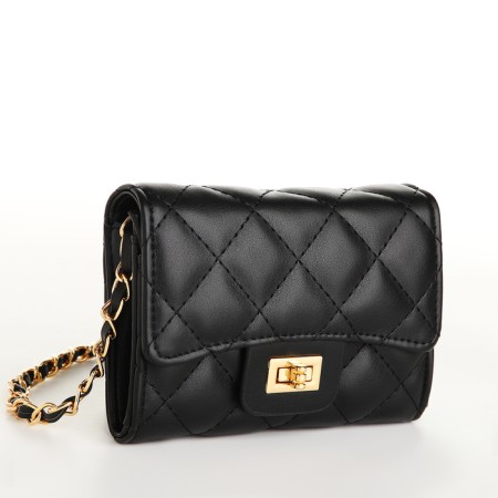 Women's bag, Messenger on Magnet, Black Color-3