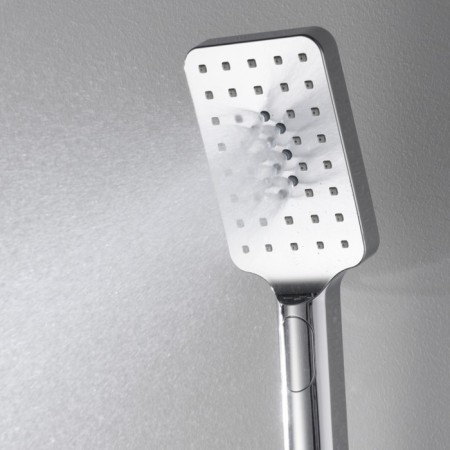 Shower watering can Wasserkraft A126, 3 modes, ABS plastic, chrome-3