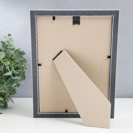 Photo frame Plastic "Office 8" 15x21 cm, silver-4