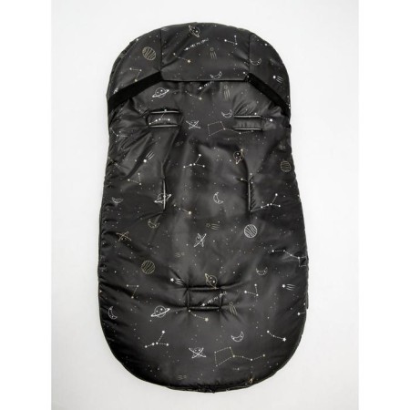Envelope winter fur Amarobaby Snowy Baby "Cosmos", black color, 85 cm-6